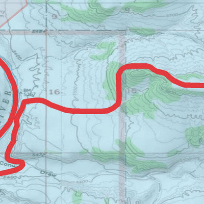 Spirited Republic 2020 Colorado Big Game Elk/Deer Topo Hunt Habitat Range GMU 201 digital map