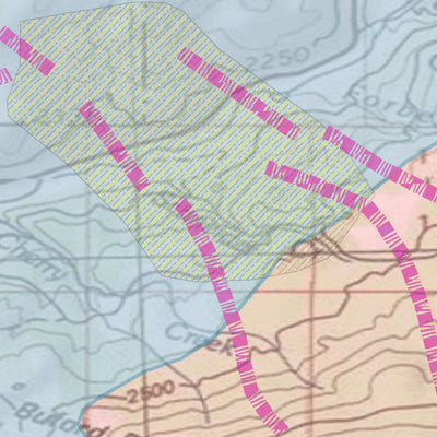 Spirited Republic 2020 Colorado Big Game Elk/Deer Topo Hunt Habitat Range GMU 23 digital map