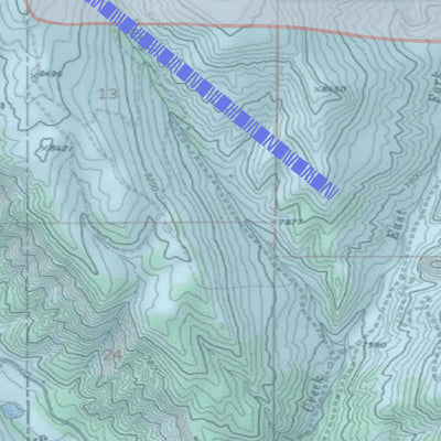 Spirited Republic 2020 Colorado Big Game Elk/Deer Topo Hunt Habitat Range GMU 25 digital map