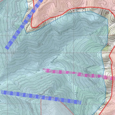 Spirited Republic 2020 Colorado Big Game Elk/Deer Topo Hunt Habitat Range GMU 32 digital map