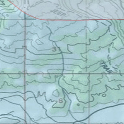 Spirited Republic 2020 Colorado Big Game Elk/Deer Topo Hunt Habitat Range GMU 33 digital map