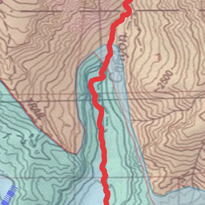Spirited Republic 2020 Colorado Big Game Elk/Deer Topo Hunt Habitat Range GMU 33 digital map