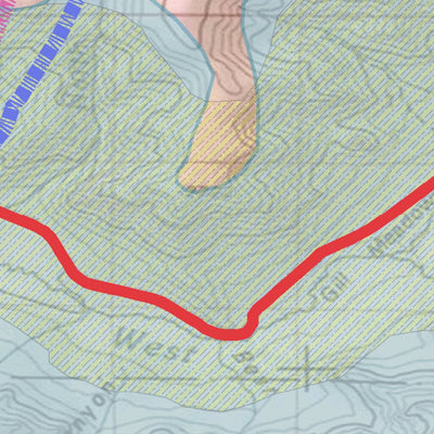 Spirited Republic 2020 Colorado Big Game Elk/Deer Topo Hunt Habitat Range GMU 40 digital map