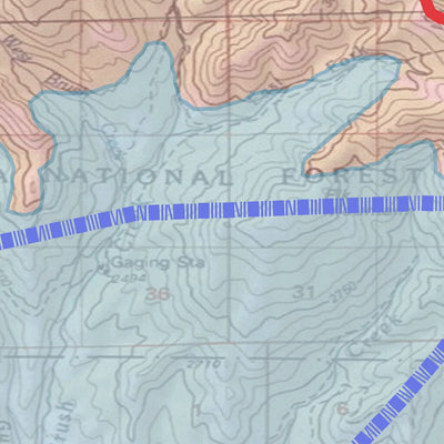 Spirited Republic 2020 Colorado Big Game Elk/Deer Topo Hunt Habitat Range GMU 42 digital map