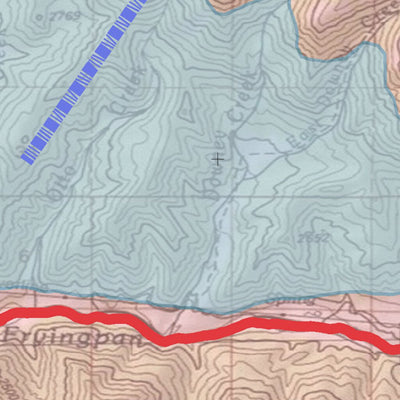 Spirited Republic 2020 Colorado Big Game Elk/Deer Topo Hunt Habitat Range GMU 444 digital map
