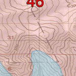 Spirited Republic 2020 Colorado Big Game Elk/Deer Topo Hunt Habitat Range GMU 46 digital map