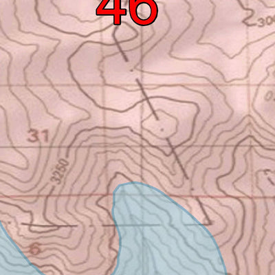 Spirited Republic 2020 Colorado Big Game Elk/Deer Topo Hunt Habitat Range GMU 46 digital map