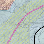 Spirited Republic 2020 Colorado Big Game Elk/Deer Topo Hunt Habitat Range GMU 46 digital map