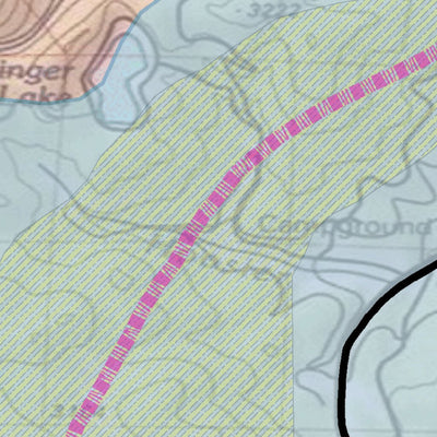 Spirited Republic 2020 Colorado Big Game Elk/Deer Topo Hunt Habitat Range GMU 46 digital map