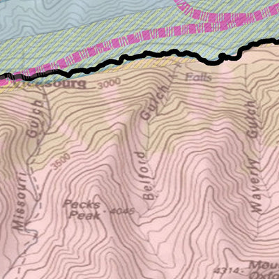 Spirited Republic 2020 Colorado Big Game Elk/Deer Topo Hunt Habitat Range GMU 49 digital map