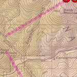 Spirited Republic 2020 Colorado Big Game Elk/Deer Topo Hunt Habitat Range GMU 55 digital map