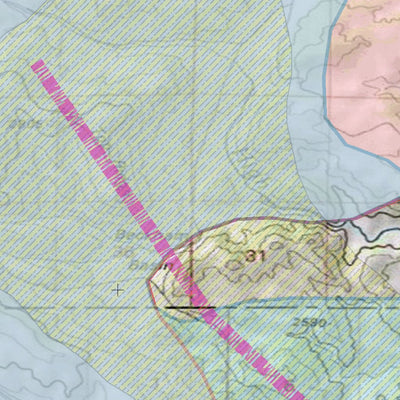 Spirited Republic 2020 Colorado Big Game Elk/Deer Topo Hunt Habitat Range GMU 58 digital map