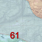 Spirited Republic 2020 Colorado Big Game Elk/Deer Topo Hunt Habitat Range GMU 61 digital map