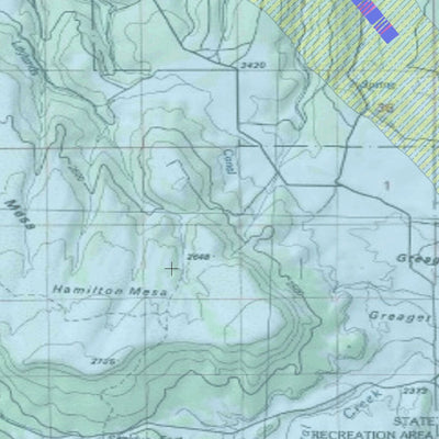 Spirited Republic 2020 Colorado Big Game Elk/Deer Topo Hunt Habitat Range GMU 70 digital map