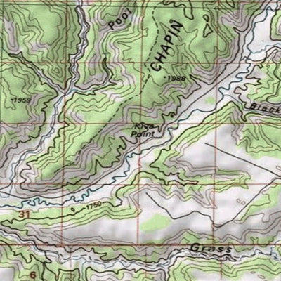 Spirited Republic 2020 Colorado Big Game Elk/Deer Topo Hunt Habitat Range GMU 72 digital map