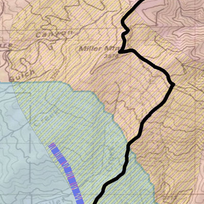 Spirited Republic 2020 Colorado Big Game Elk/Deer Topo Hunt Habitat Range GMU 74 digital map