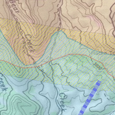 Spirited Republic 2020 Colorado Big Game Elk/Deer Topo Hunt Habitat Range GMU 79 digital map