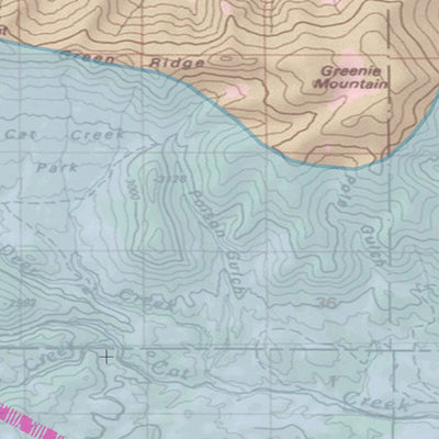 Spirited Republic 2020 Colorado Big Game Elk/Deer Topo Hunt Habitat Range GMU 80 digital map