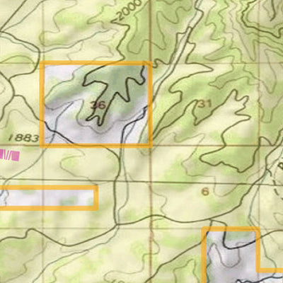 Spirited Republic 2020 Colorado Big Game Elk/Deer Topo Hunt Public Lands GMU 11 digital map