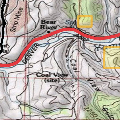 Spirited Republic 2020 Colorado Big Game Elk/Deer Topo Hunt Public Lands GMU 13 digital map