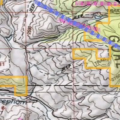 Spirited Republic 2020 Colorado Big Game Elk/Deer Topo Hunt Public Lands GMU 15 digital map