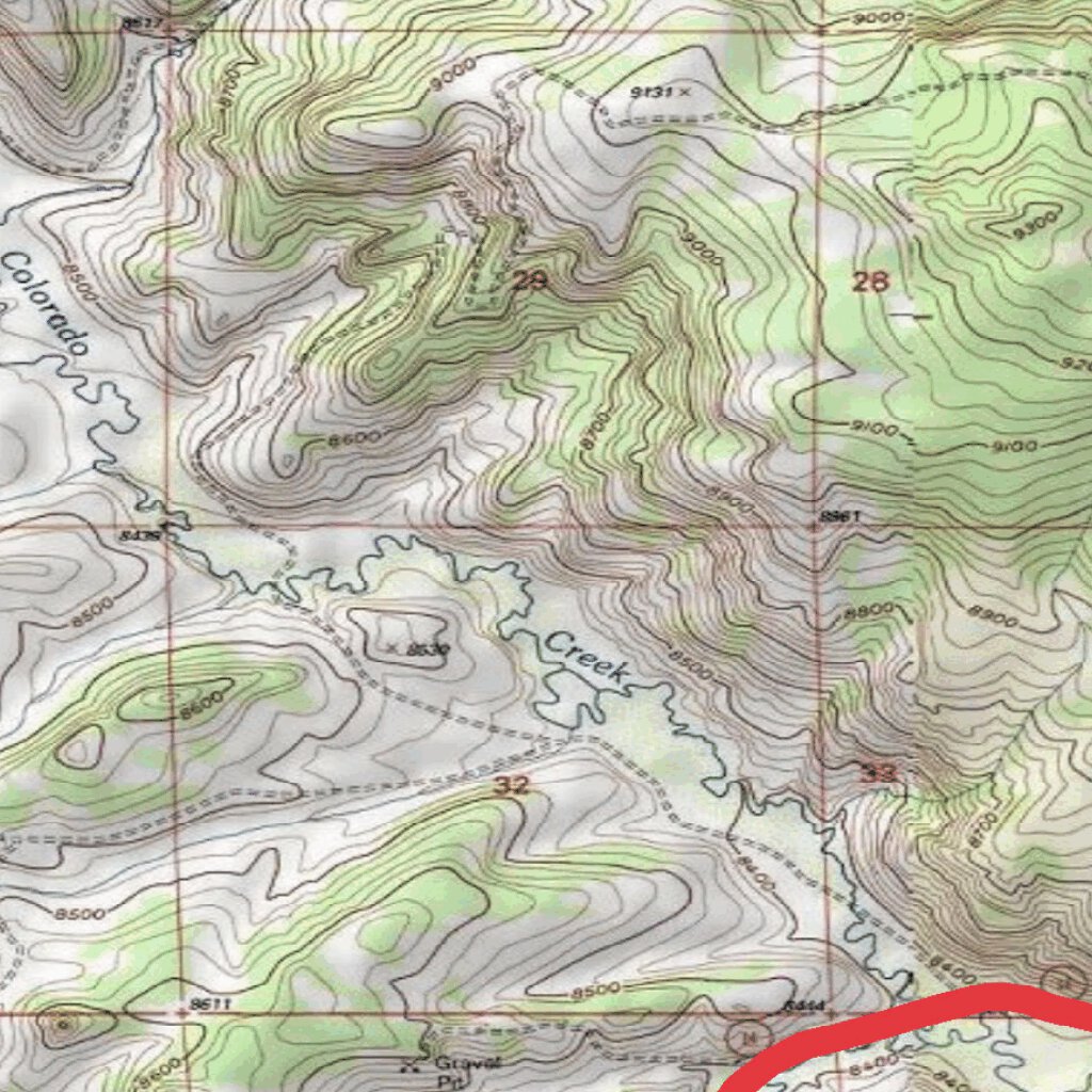 2020 Colorado Big Game Elk/Deer Topo Hunt Public Lands GMU 17 Map by ...
