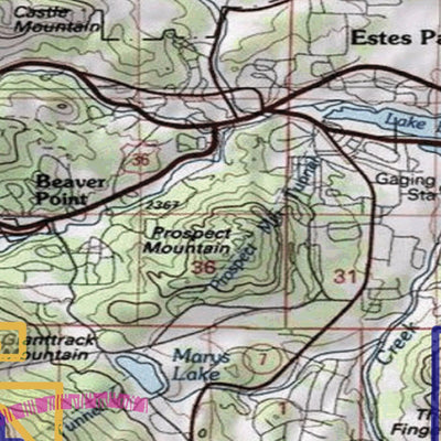 Spirited Republic 2020 Colorado Big Game Elk/Deer Topo Hunt Public Lands GMU 19 digital map