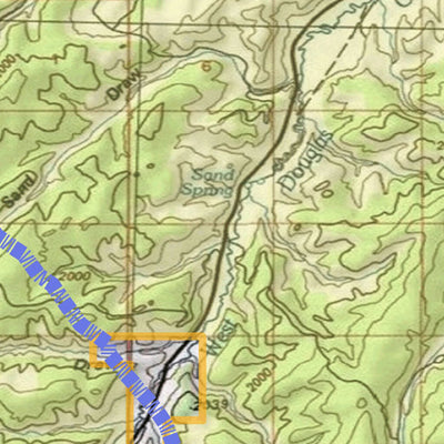 Spirited Republic 2020 Colorado Big Game Elk/Deer Topo Hunt Public Lands GMU 21 digital map