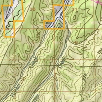 Spirited Republic 2020 Colorado Big Game Elk/Deer Topo Hunt Public Lands GMU 22 digital map