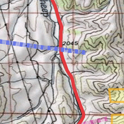 Spirited Republic 2020 Colorado Big Game Elk/Deer Topo Hunt Public Lands GMU 23 digital map