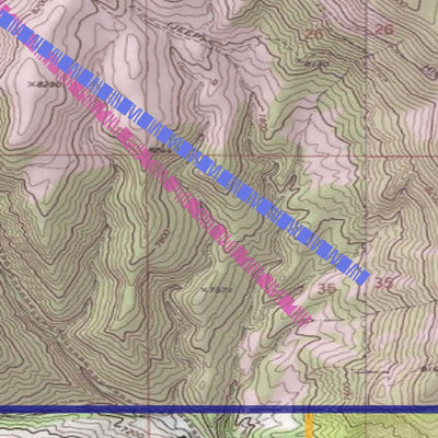 Spirited Republic 2020 Colorado Big Game Elk/Deer Topo Hunt Public Lands GMU 25 digital map