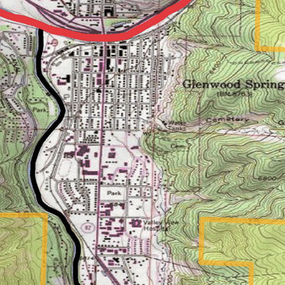 Spirited Republic 2020 Colorado Big Game Elk/Deer Topo Hunt Public Lands GMU 34 digital map