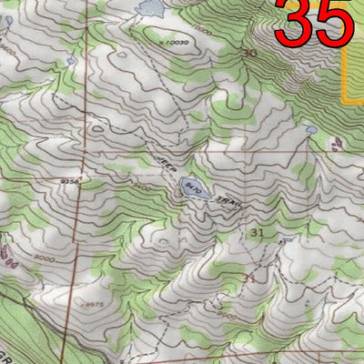 Spirited Republic 2020 Colorado Big Game Elk/Deer Topo Hunt Public Lands GMU 35 digital map