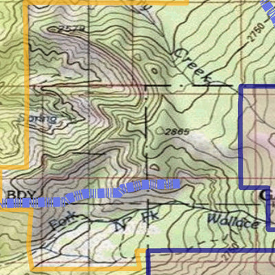 Spirited Republic 2020 Colorado Big Game Elk/Deer Topo Hunt Public Lands GMU 421 digital map