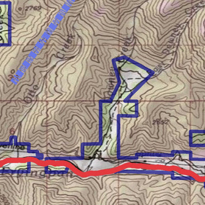 Spirited Republic 2020 Colorado Big Game Elk/Deer Topo Hunt Public Lands GMU 444 digital map