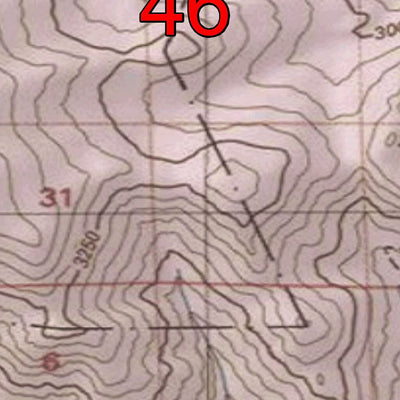 Spirited Republic 2020 Colorado Big Game Elk/Deer Topo Hunt Public Lands GMU 46 digital map