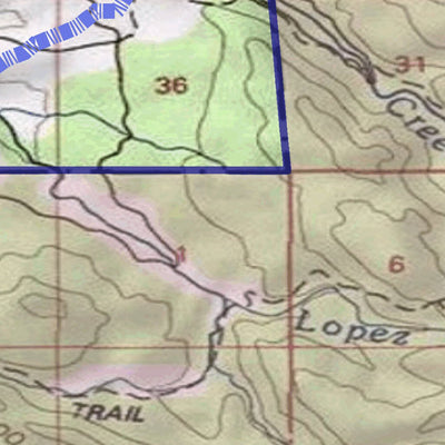 Spirited Republic 2020 Colorado Big Game Elk/Deer Topo Hunt Public Lands GMU 5 digital map