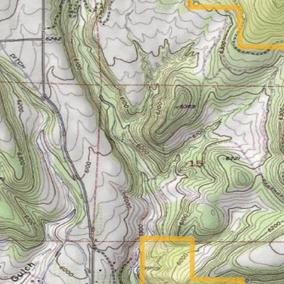 Spirited Republic 2020 Colorado Big Game Elk/Deer Topo Hunt Public Lands GMU 52 digital map