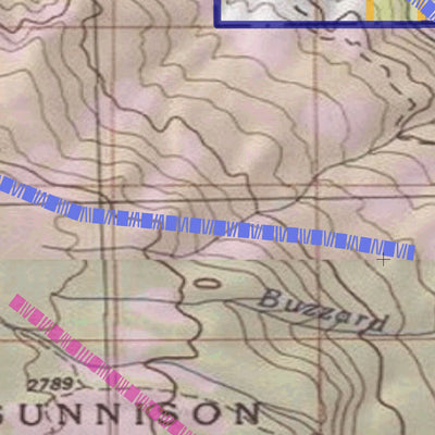 Spirited Republic 2020 Colorado Big Game Elk/Deer Topo Hunt Public Lands GMU 521 digital map