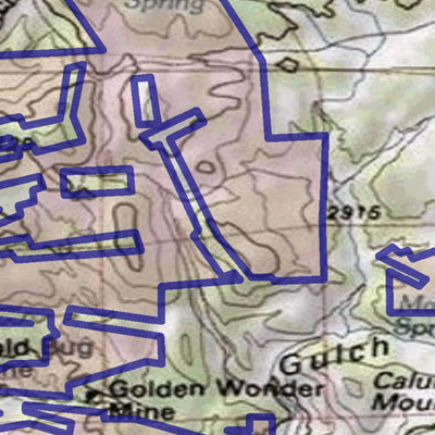 Spirited Republic 2020 Colorado Big Game Elk/Deer Topo Hunt Public Lands GMU 57 digital map
