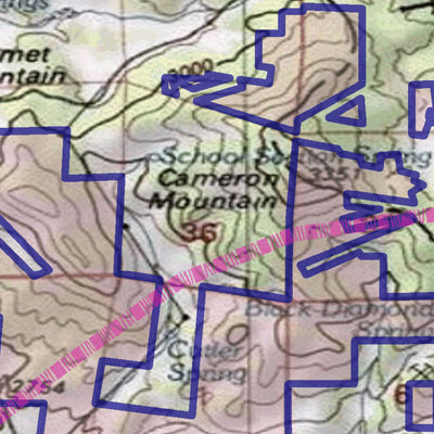 Spirited Republic 2020 Colorado Big Game Elk/Deer Topo Hunt Public Lands GMU 57 digital map