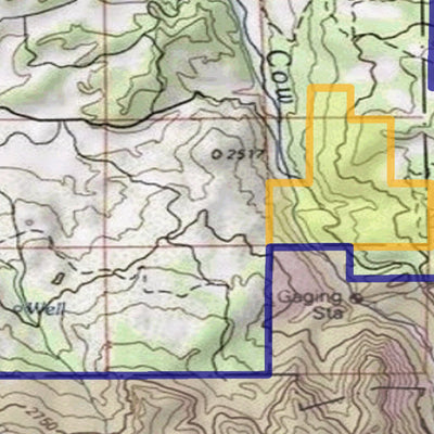 Spirited Republic 2020 Colorado Big Game Elk/Deer Topo Hunt Public Lands GMU 65 digital map