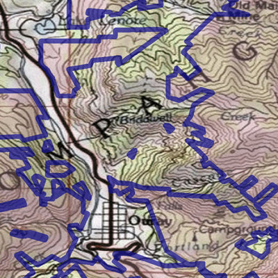 Spirited Republic 2020 Colorado Big Game Elk/Deer Topo Hunt Public Lands GMU 65 digital map