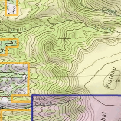 Spirited Republic 2020 Colorado Big Game Elk/Deer Topo Hunt Public Lands GMU 66 digital map