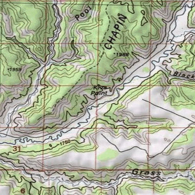Spirited Republic 2020 Colorado Big Game Elk/Deer Topo Hunt Public Lands GMU 72 digital map