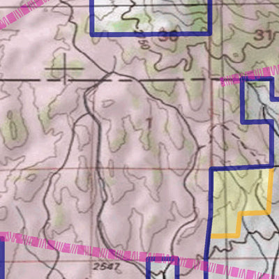 Spirited Republic 2020 Colorado Big Game Elk/Deer Topo Hunt Public Lands GMU 79 digital map
