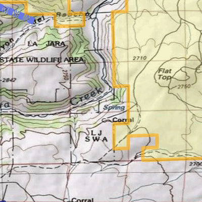 Spirited Republic 2020 Colorado Big Game Elk/Deer Topo Hunt Public Lands GMU 81 digital map