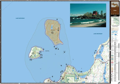 Sportsman's Connection Northern MI All-Outdoors Atlas & Field Guide pg. 154-155 digital map