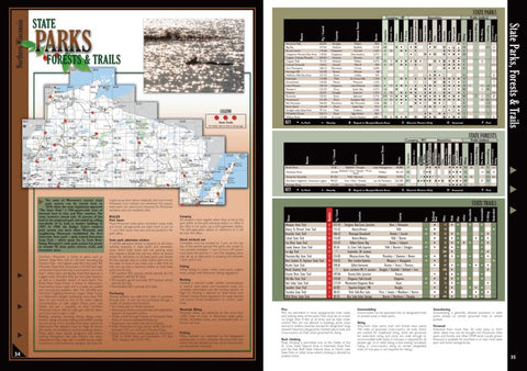 Sportsman's Connection Northern WI All-Outdoors Atlas & Field Guide pg. 034-035 digital map