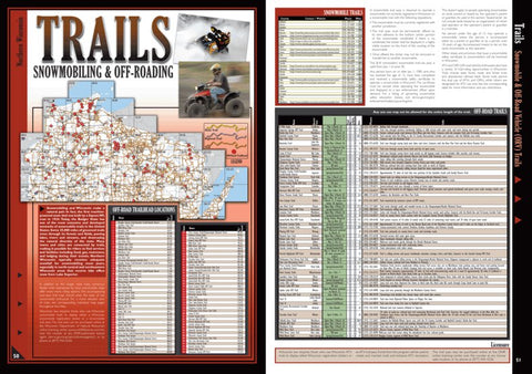 Sportsman's Connection Northern WI All-Outdoors Atlas & Field Guide pg. 050-051 digital map
